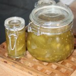 Marmelad med gröna tomater, citron och lime