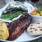 Stor grillspecial – gör hela middagen på grillen; kyckling, bröd, salsa, grönsaker och dessert