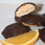 Apelsinbiskvier med mörk choklad!